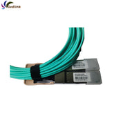 5m (16ft) Mellanox MFS1S90-H005E Compatible 2 x 200G QSFP56 to 2 x 200G QSFP56 InfiniBand HDR Active Optical Breakout Cable